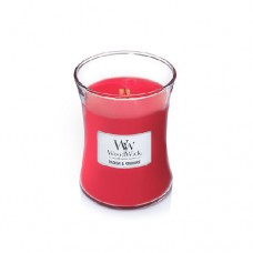 Medium Hourglass Candle Radish & Rhubarb WoodWick Medium Hourglass Candle Radish & Rhubarb WoodWick